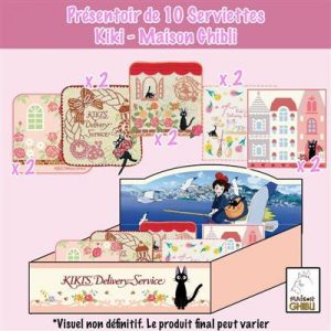 Kiki la petite sorcière Napkins (10)-MARU-SD10KIKI