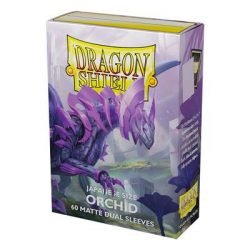 Dragon Shield Japanese size Dual Matte Sleeves - Orchid 'Emme' (60 Sleeves)-AT-15141