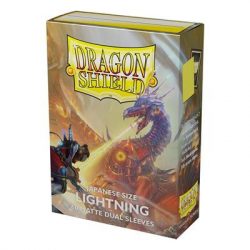 Dragon Shield Japanese size Dual Matte Sleeves - Lightning 'Ailia' (60 Sleeves)-AT-15147