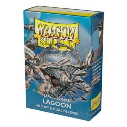 Dragon Shield Japanese size Dual Matte Sleeves - Lagoon 'Saras' (60 Sleeves)-AT-15148