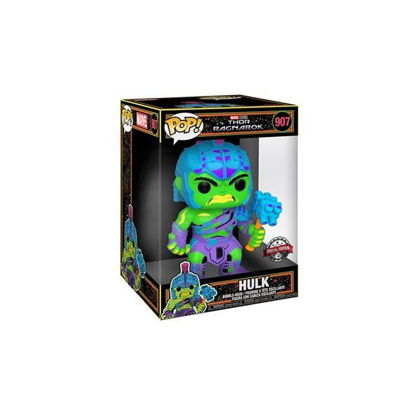 Funko POP! POP JUMBO: Infinity Saga- Ragnarok Hulk (Blacklight)-FK57928