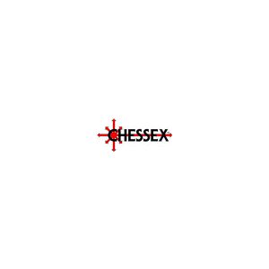 Chessex Translucent Mini-Polyhedral Red/white 7-Die Set-20374