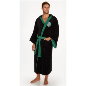 Harry Potter Slytherin Mens Fleece Bathrobe-91281