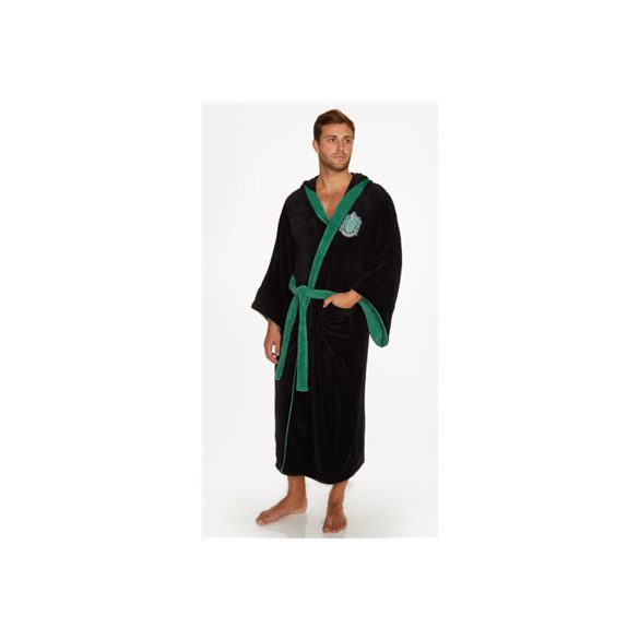 Harry Potter Slytherin Mens Fleece Bathrobe-91281