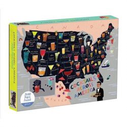 Cocktail Map Of The USA 1000 Piece Puzzle-57860