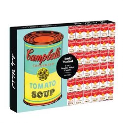 Andy Warhol Soup Can 2-sided 500 Piece Puzzle-54241
