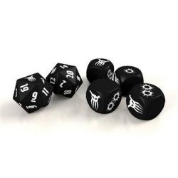 Achtung! Cthulhu 2d20: Black Sun Dice Set-MUH051748