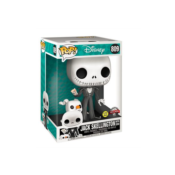 Funko POP! TNBC - 10" Jack w/Zero (GW)-FK51774