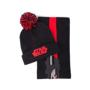 Star Wars - Darth Vader Beanie & Scarf Gift Set-GS828808STW