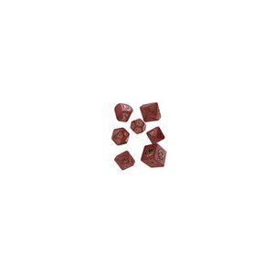 Dragons Modern Dice Set: Ruby-RDRA08