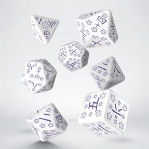 Japanese Dice Set: Blue Star Lotus-SKAN02