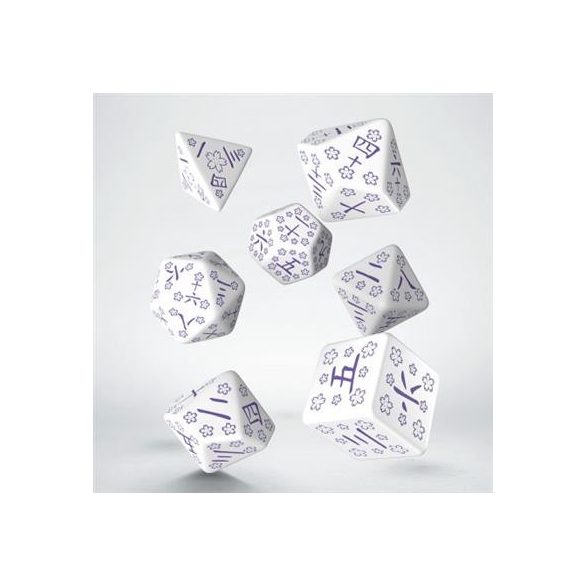 Japanese Dice Set: Blue Star Lotus-SKAN02