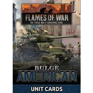 Flames of War - Bulge: American Unit Cards - EN-FW270U