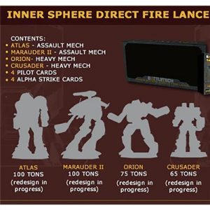 BattleTech Inner Sphere Direct Fire Lance - EN-CAT35725