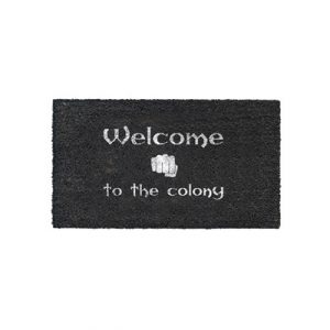 Gothic Doormat "Welcome to the Colony"-LAB540001