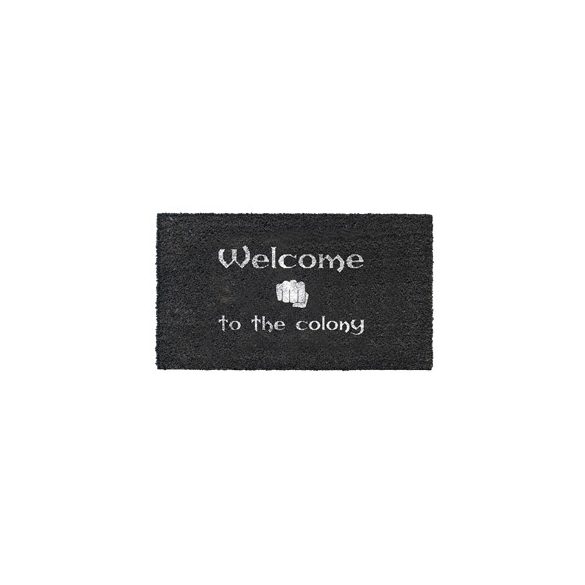 Gothic Doormat "Welcome to the Colony"-LAB540001