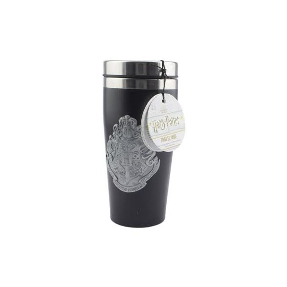 Harry Potter Hogwarts Travel Mug with Metal Badge-PP6723HP