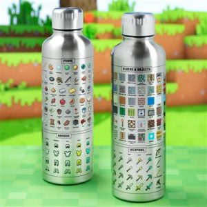 Minecraft - Metal Water Bottle-PP7995MCFV2