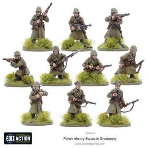 Bolt Action - Polish Infantry Squad in Greatcoats - EN-WGB-PI-04