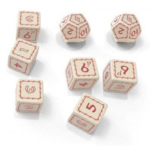 The One Ring White Dice Set-FLF-TOR006