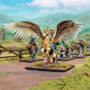 Kings of War - Halfling: General on Winged Aralez - EN-MGKWHF201