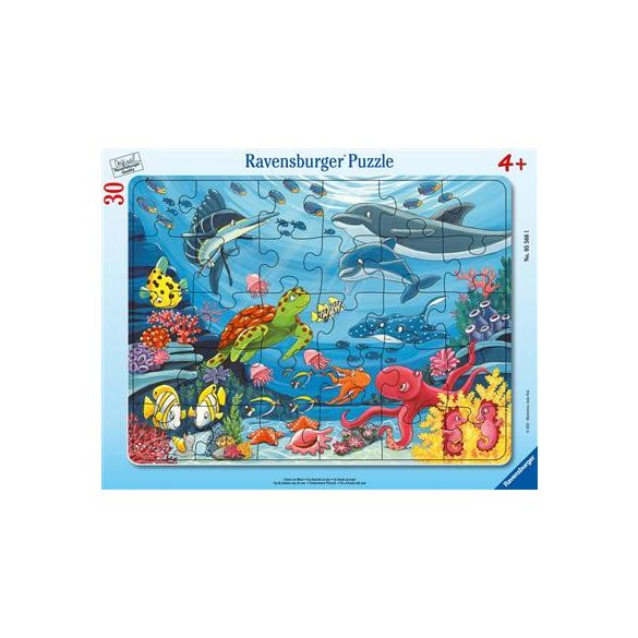 Ravensburger Kinderpuzzle - Unten im Meer - 30-48pc-05566