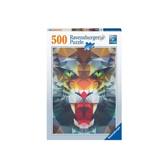 Ravensburger Puzzle - Löwe aus Polygonen - 500pc-16984