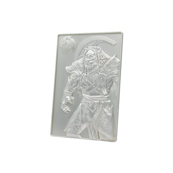 Magic the Gathering Limited Edition Silver Plated Ajani Goldmane Metal Collectible-HAS-MAG30