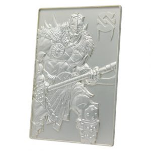 Magic the Gathering Limited Edition Silver Plated Garruk Wildspeaker Metal Collectible-HAS-MAG31