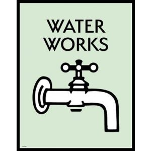 Monopoly Water Works Limited Edition Art Print-THG-MON02