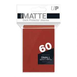 UP - Small Sleeves - Pro-Matte - Red (60 Sleeves)-84263