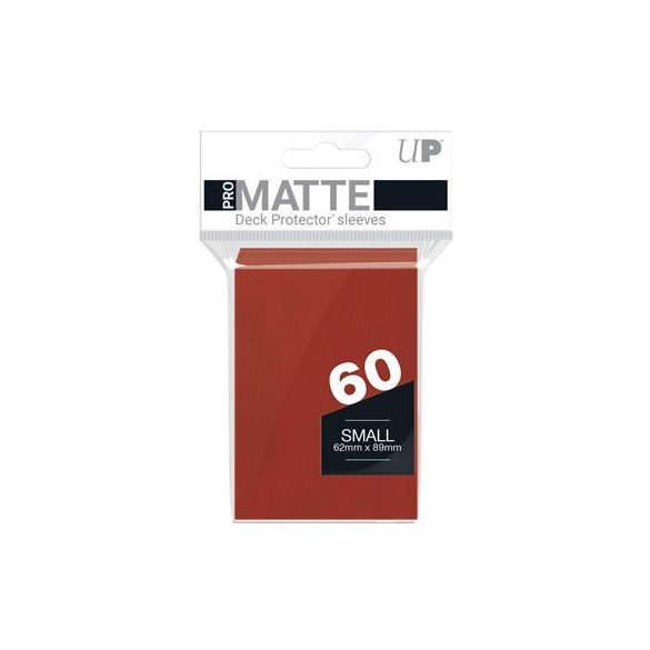 UP - Small Sleeves - Pro-Matte - Red (60 Sleeves)-84263