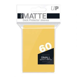 UP - Small Sleeves - Pro-Matte - Yellow (60 Sleeves)-84268