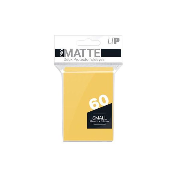 UP - Small Sleeves - Pro-Matte - Yellow (60 Sleeves)-84268
