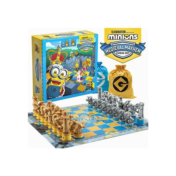 Minions Medieval Mayhem Chess Set-NN1112