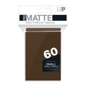 UP - Small Sleeves - Pro-Matte - Brown (60 Sleeves)-84271