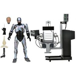 RoboCop 7" Scale Action Figure - Ultimate Battle Damaged RoboCop with Chair-NECA42142