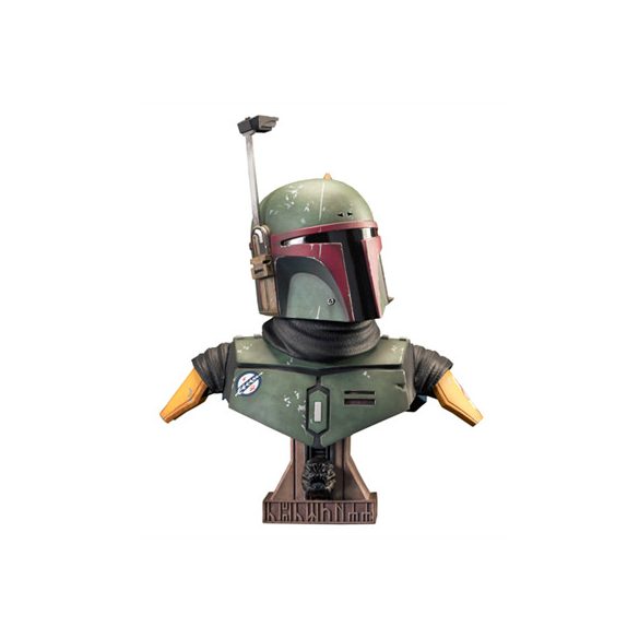 Star Wars The Mandalorian Boba Fett L3D 1/2 Scale Bust-JAN221986