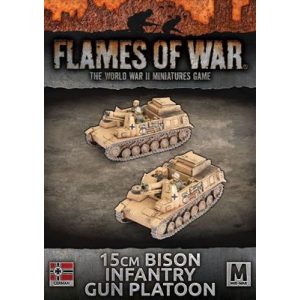 Flames Of War - Bison 15cm SP Infantry Gun (x2)-GBX186