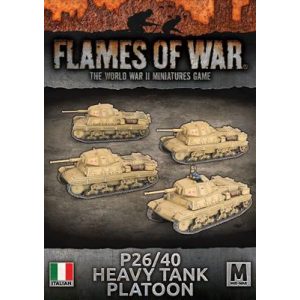 Flames Of War - P40 Heavy Tank (x4)-IBX21