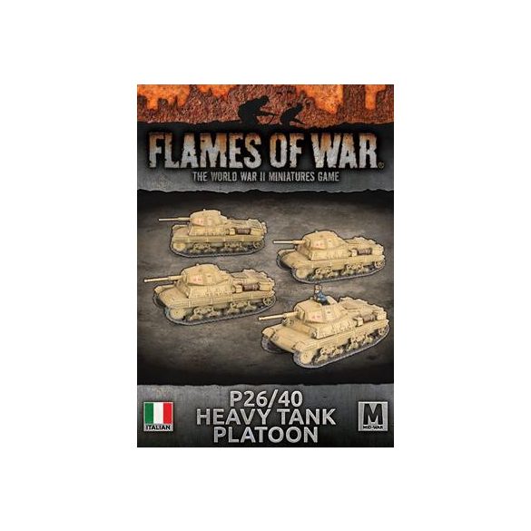 Flames Of War - P40 Heavy Tank (x4)-IBX21