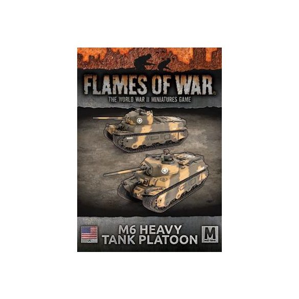 Flames Of War - M6 Heavy Tank (x2)-UBX96