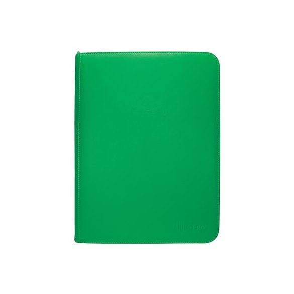 UP - Vivid 9-Pocket Zippered PRO-Binder: Green-15901
