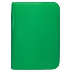 UP - Vivid 4-Pocket Zippered PRO-Binder: Green-15893