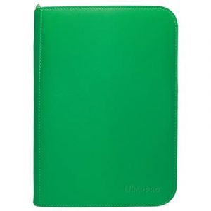 UP - Vivid 4-Pocket Zippered PRO-Binder: Green-15893