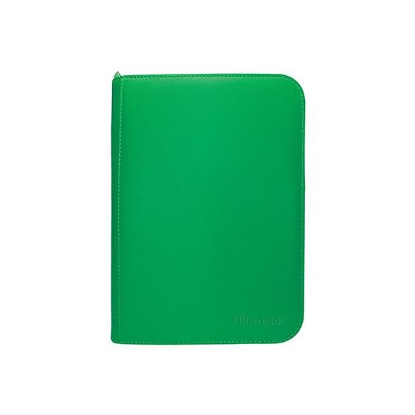 UP - Vivid 4-Pocket Zippered PRO-Binder: Green-15893