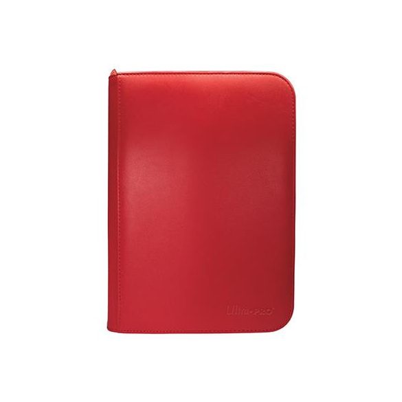 UP - Vivid 4-Pocket Zippered PRO-Binder: Red-15895