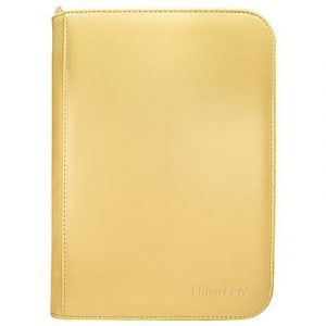 UP - Vivid 4-Pocket Zippered PRO-Binder: Yellow-15897