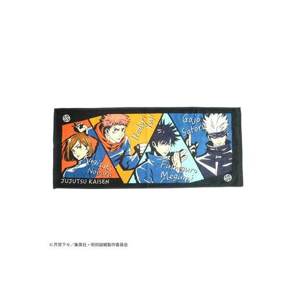 Towel Members of Kyoto Prefectural Jujutsu High School 34x80cm - Jujutsu Kaisen-MARU-JJ-77601