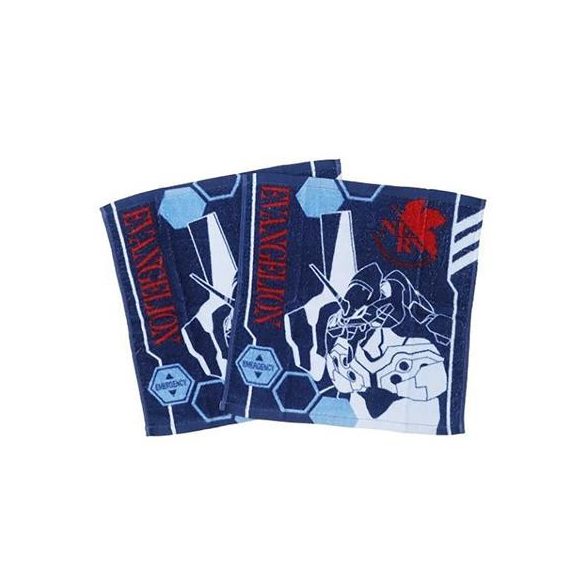 Towel 2pcs Eva 01 34x35 cm - Evangelion-MARU-EV-68991